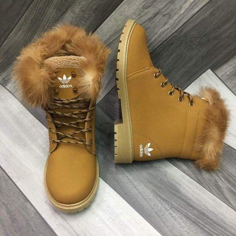 womens adidas boots with fur