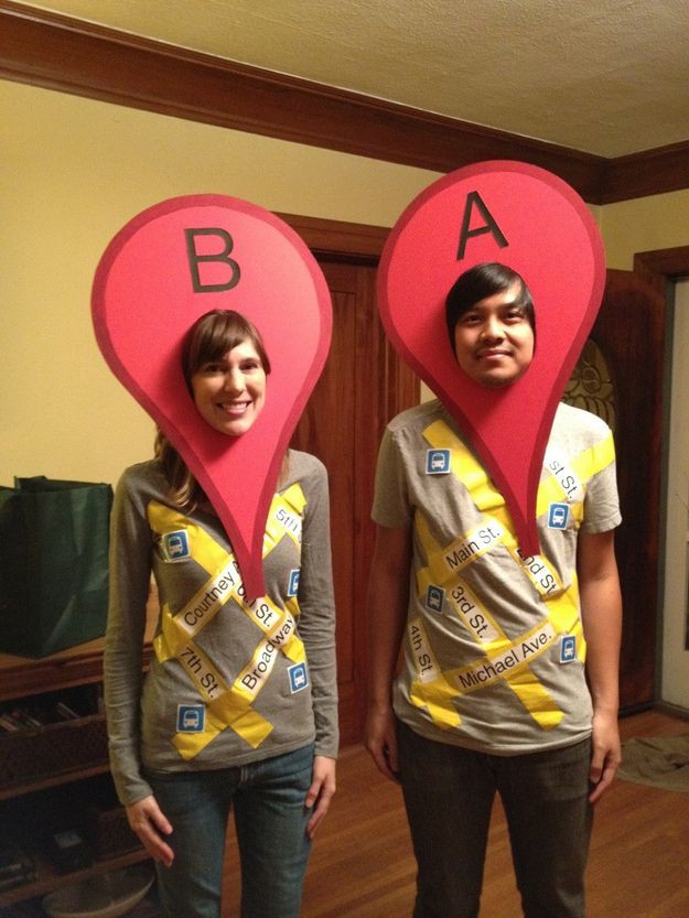 Awesome ideas for google maps costume, Do it yourself: Halloween costume,  Homemade Halloween Costume  