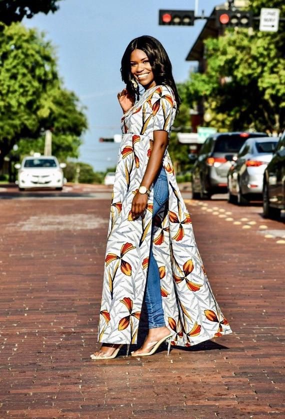 Stylish Ankara Dresses African Wax Prints Maxi Dress On Stylevore 