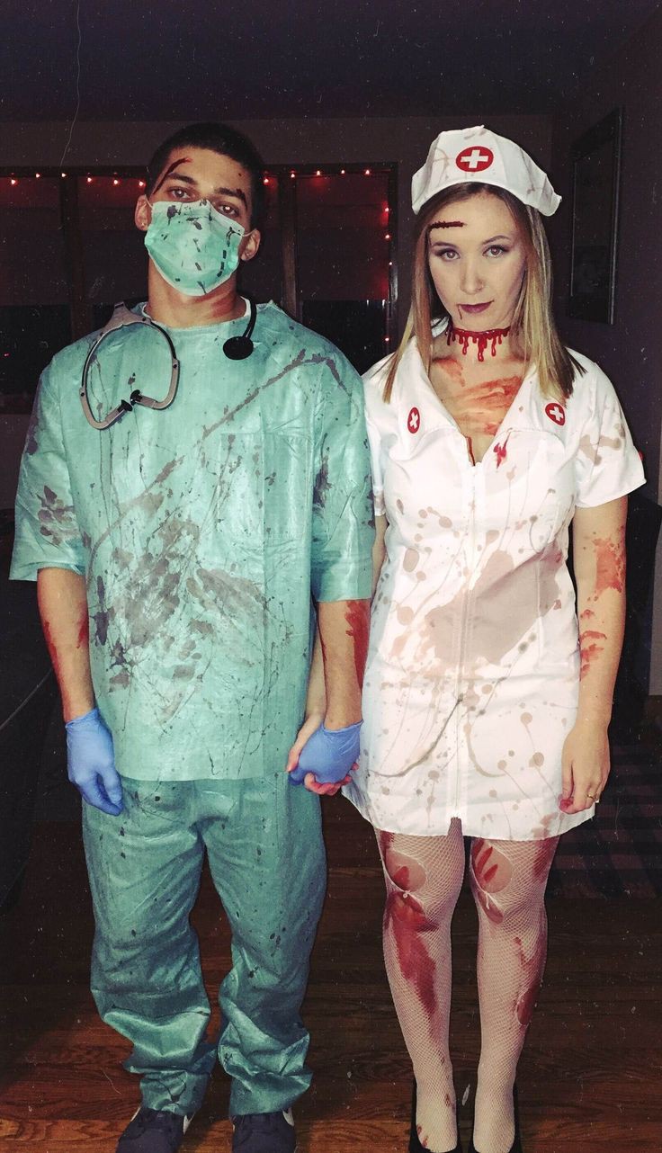 Best Friend Tumblr Halloween Outfit: Halloween costume,  Scarecrow Costume,  party outfits,  Nurse Costume  