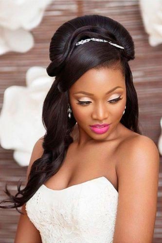 African American Wedding Hairstyles Half Up And Half Down on Stylevore