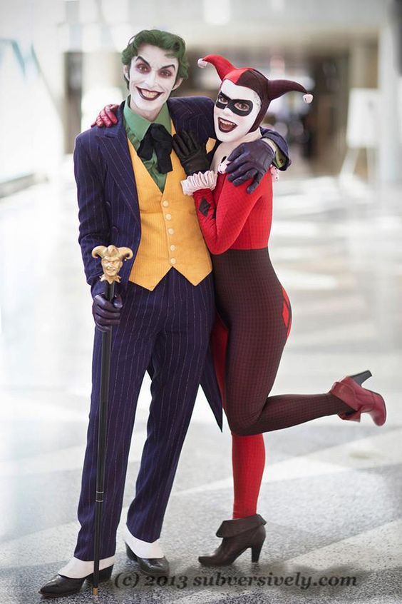 Scary Couples Halloween Costumes: Halloween costume,  Harley Quinn  