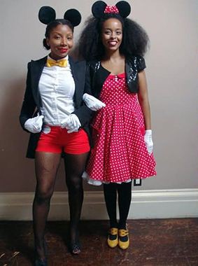 Black Character Day Ideas For High School: Halloween costume,  Minnie Mouse,  Mickey mouse  
