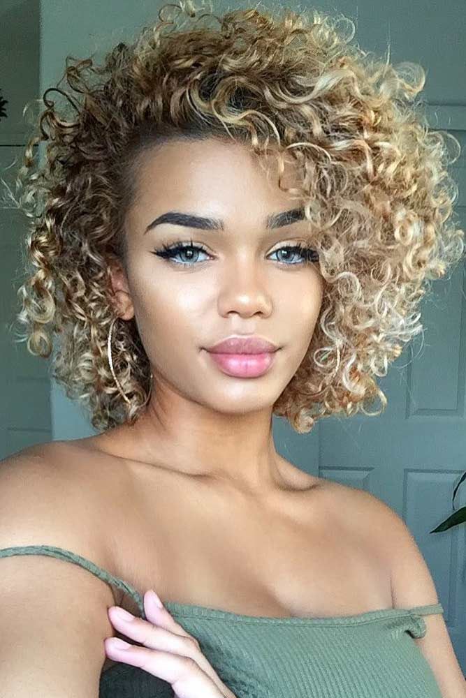 Curly Weave Hairstyles For Black African Women: Afro-Textured Hair,  Hairstyle Ideas,  Hair Care,  Short Curly Hairs  