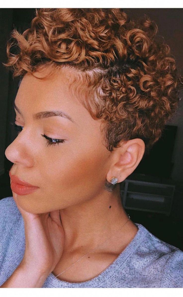 Low Maintenance Black Short Curly Hairstyles on Stylevore