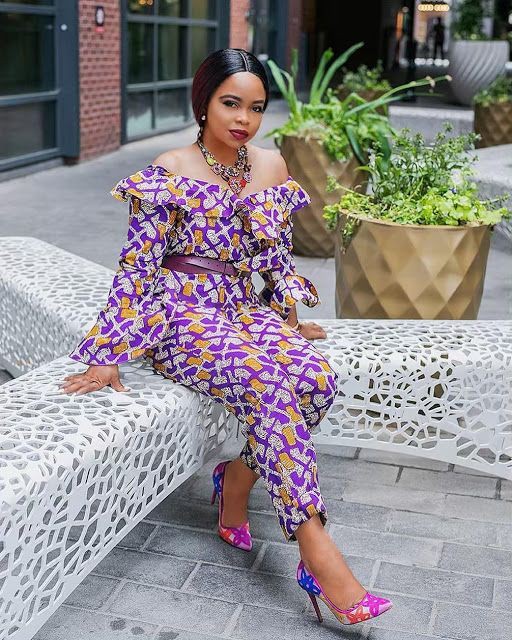 Beautiful African wax print ankara dress for wedding: Ankara Long Gown  