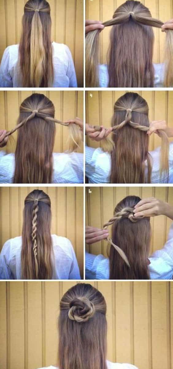College Step By Step Hair Style For Girls on Stylevore