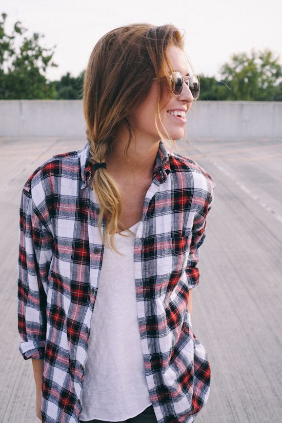 Trendy Stylish Shirts For Womens: shirts,  Tartan Shirt,  Full plaid,  Shirt White,  Flannel Shirt Outfits  