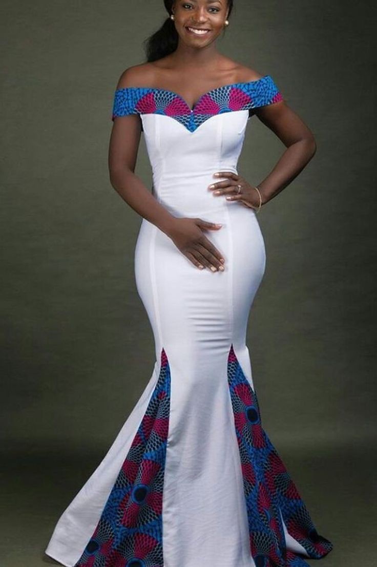 latest ankara dinner gown