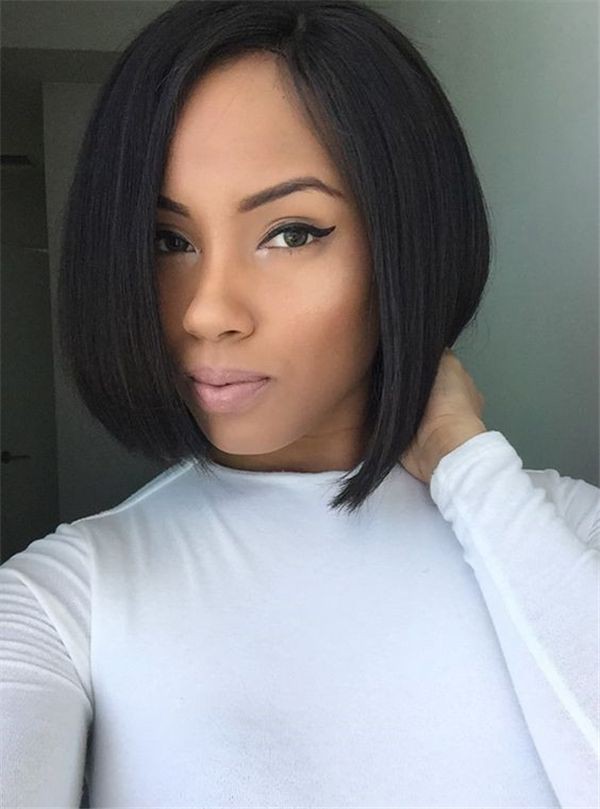 Natural Short Bob Hairstyles For Black Hair on Stylevore
