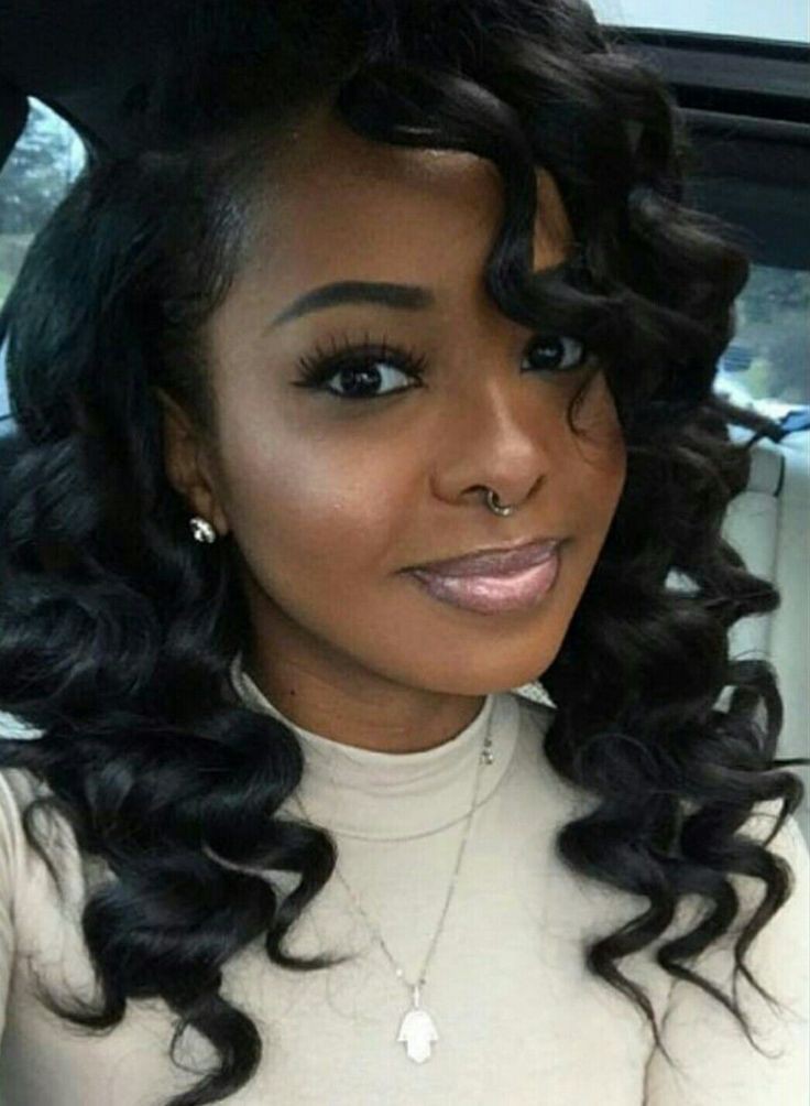 Braided and full this particular bridesmaid had shoulder length fine