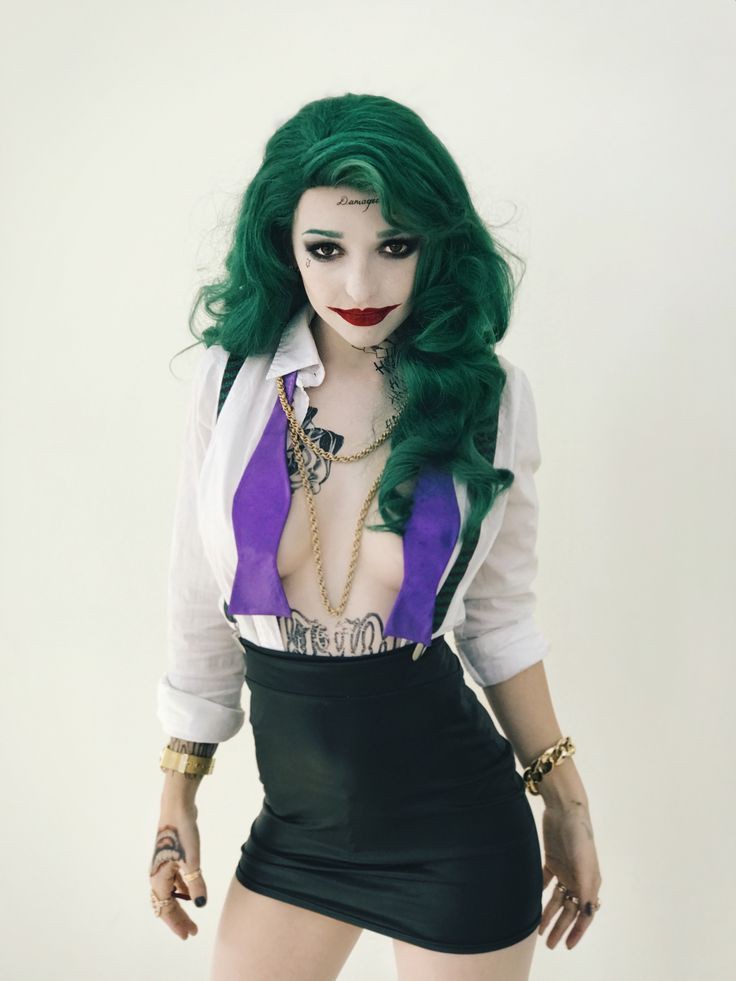 Awesome Squad Joker Costume Female: Halloween costume,  Harley Quinn  