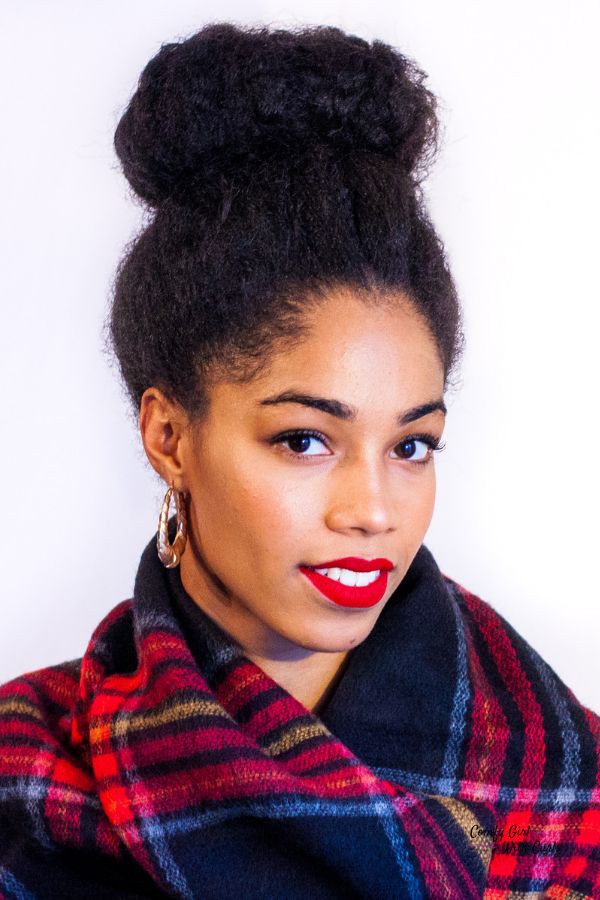 Black Girl Makeup With Red Lipstick: Afro-Textured Hair,  Hair Color Ideas,  MAC Cosmetics,  Fenty Beauty,  African Girl Makeup  