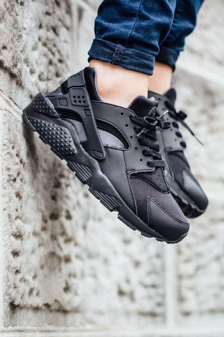 Nike huarache gs black, Nike Flyknit: Nike Air,  Nike Huarache,  Gucci Shoes,  Nike Flyknit  