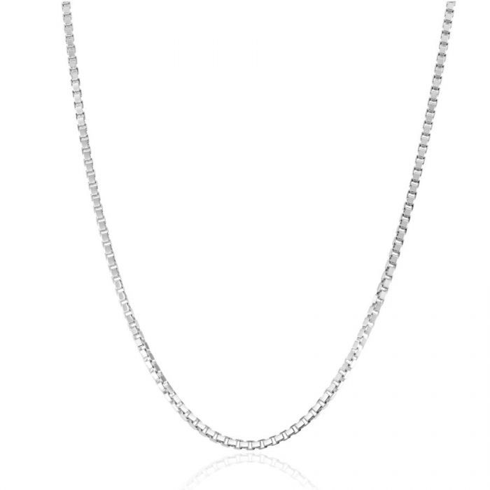 Sterling Silver 1.5mm Box Chain Necklace £17.00: 