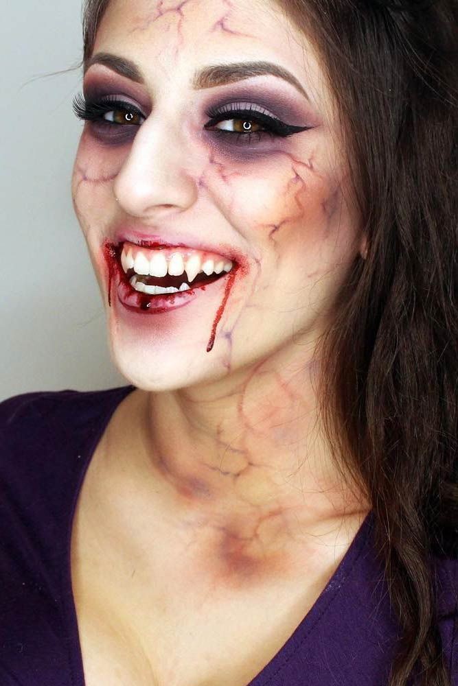 Sexy vampire make up ideas: Halloween costume,  Make-Up Artist,  Eye liner,  Halloween Makeup Ideas  