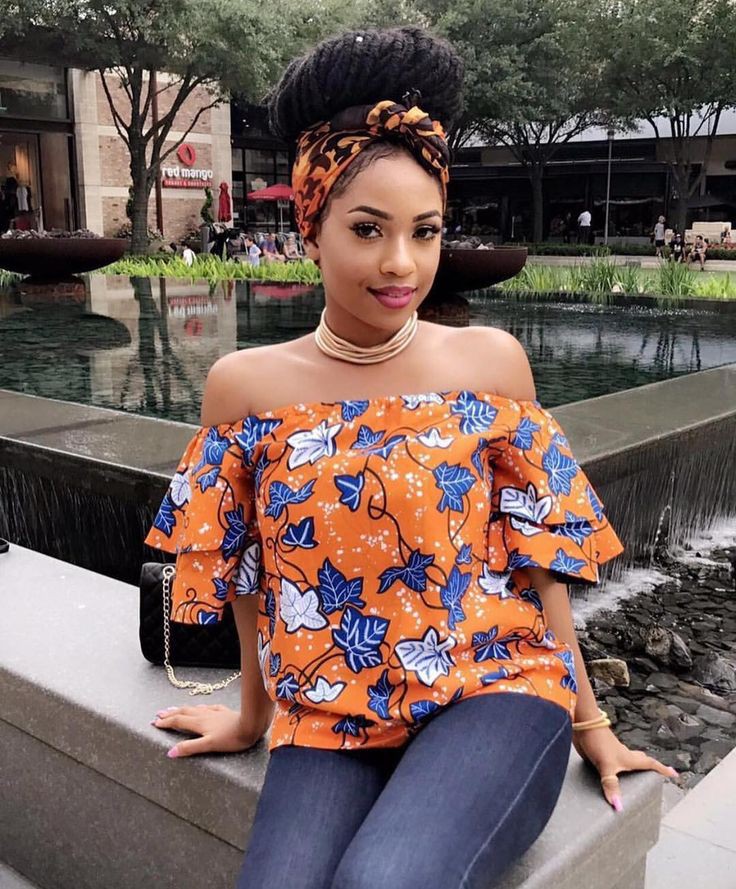 Best Ankara Jeans & Tops In 2019: Ankara With Denim  