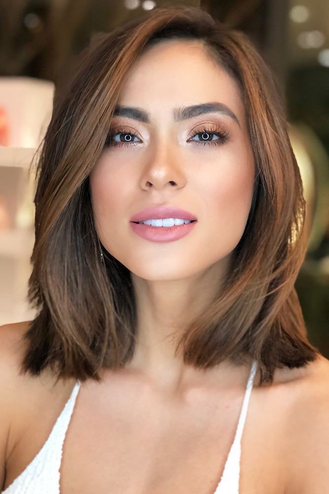 Well admired haircut square face, Bob cut on Stylevore