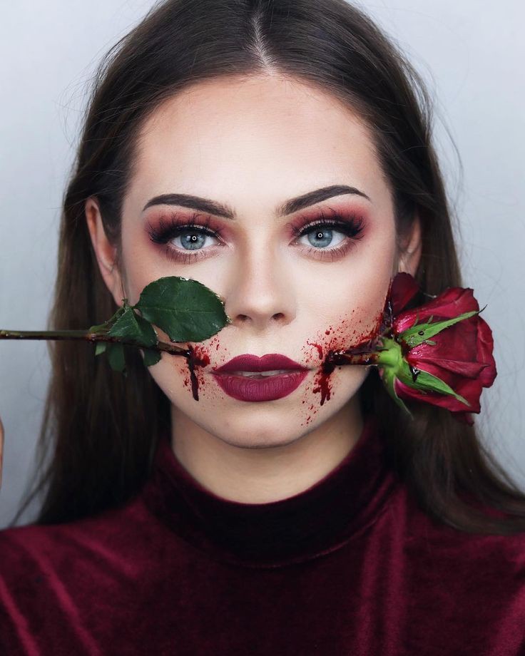Vampire Halloween Makeup Tutorial: Make-Up Artist,  facial makeup,  Halloween Makeup Ideas  