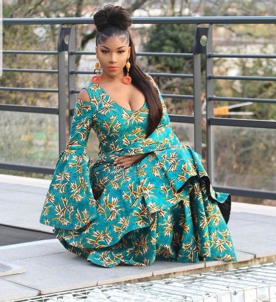 Worlds best photo shoot in African wax prints dress: African Dresses,  fashion model,  Ankara Dresses  