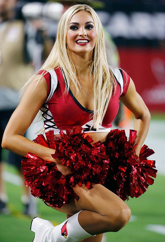 Hot Blonde College Cheerleader