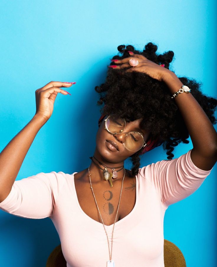 Dark Skin Curly Hair Black Girl Instagram On Stylevore 