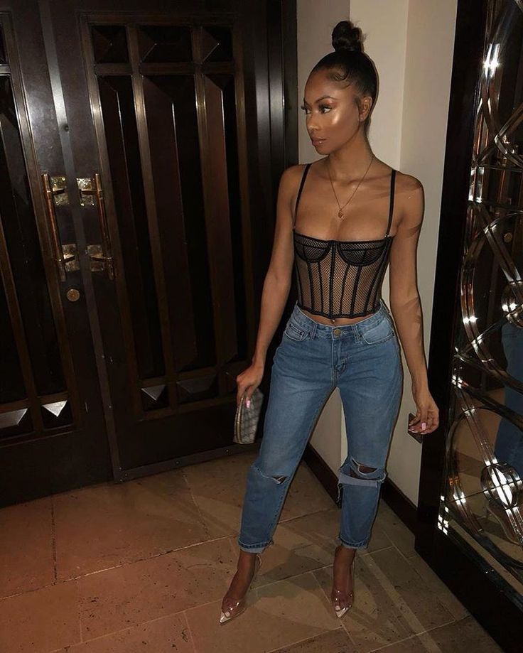 Mom jeans night out, Mom jeans: Slim-Fit Pants,  black girl outfit  