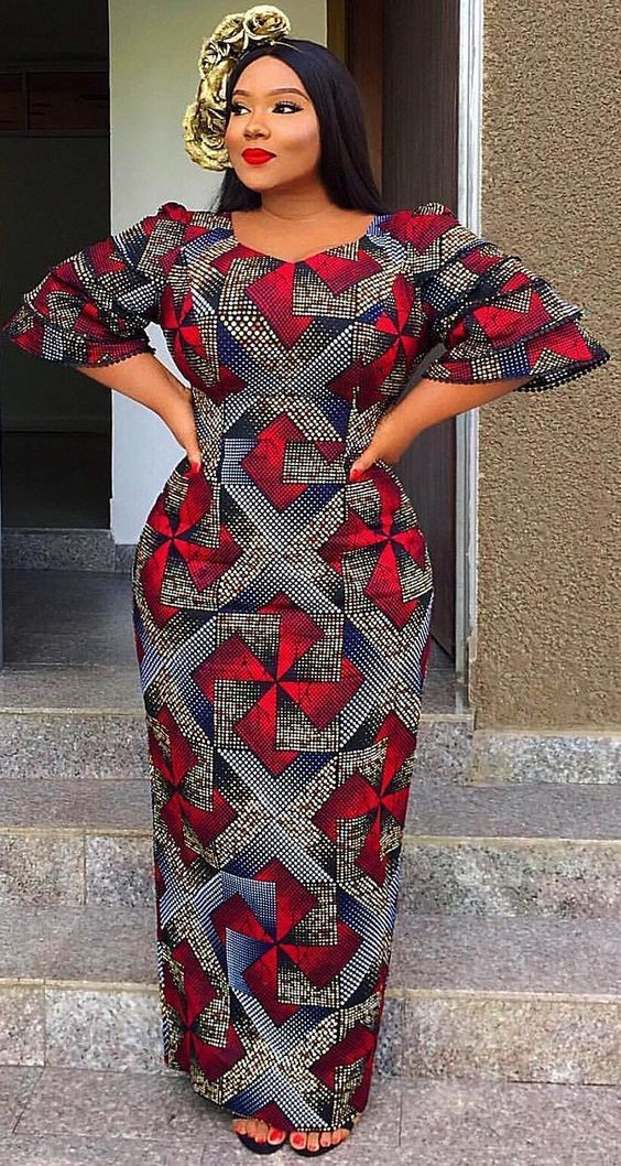 Plus Size Ankara Designs For Women African Ankara Dresses African 