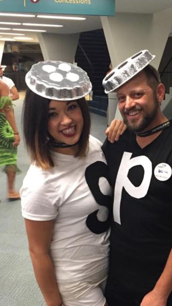 Easy Couple Halloween Costume Ideas: Halloween costume,  party outfits,  Couple costume,  Couples Halloween Costumes  