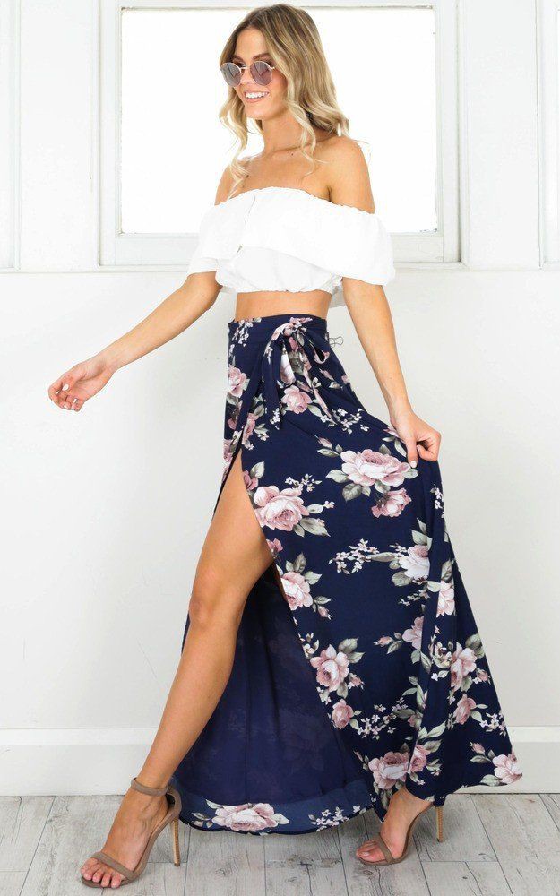 Long Wrap Skirt Style | Long Wrap Skirt Styles | Wrap Skirts,