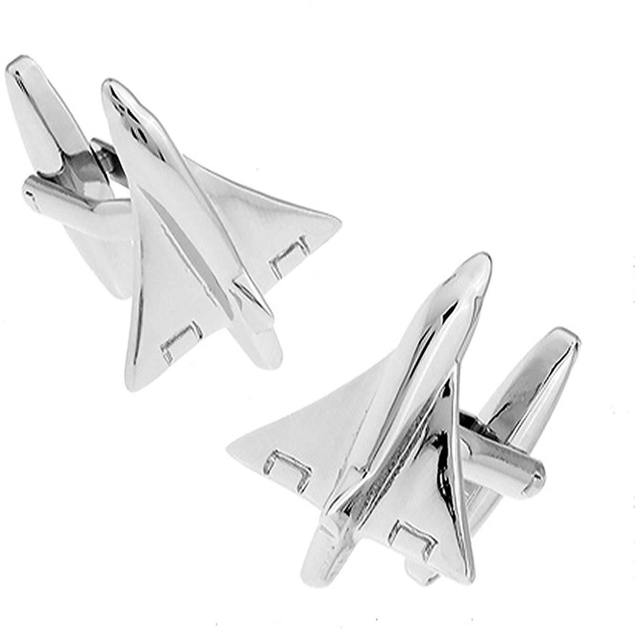 MACH 1 FIGHTER JET AEROPLANE CUFFLINKS £15.99: NOVELTY CUFFLINKS  