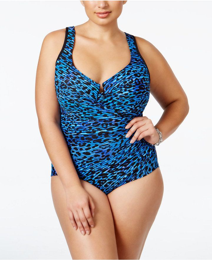 These are really cute and awesome cobalt blue, Plus Size Swimwear: swimwear,  One-Piece Swimsuit,  Cobalt blue  