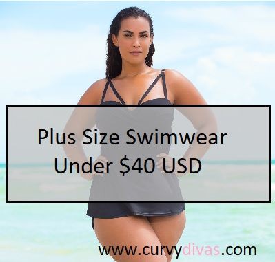 Plus Size Swimwear, 1563-000003-1061-001: swimwear,  Evening gown,  One-Piece Swimsuit,  Striped Swimsuit  