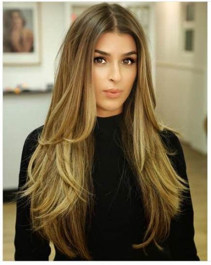 Ombre Haircut, Human hair color, Hair coloring: Long hair,  Hair Color Ideas,  Brown hair,  Pixie cut,  Layered hair,  Hairstyle Ideas  