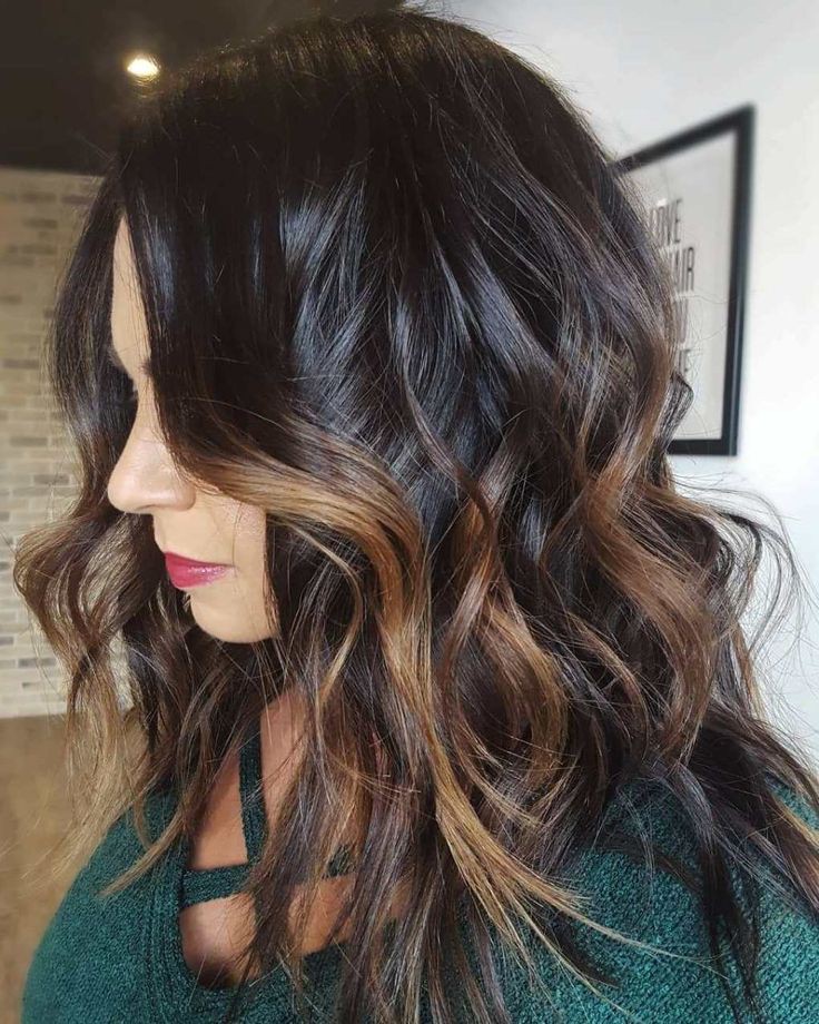 Warm Dark Brown Hair Ideas Highlighted Hairstyles For