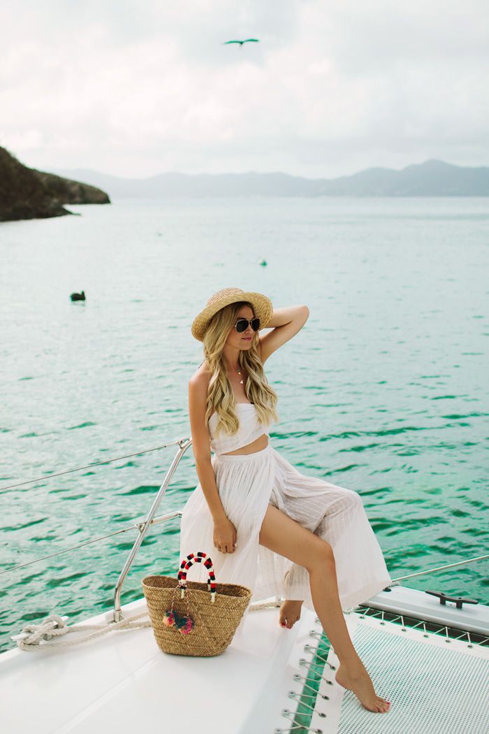 Boating Outfits, Äi Biá»ƒn, British Virgin Islands: Beach outfit,  Boating Dresses  