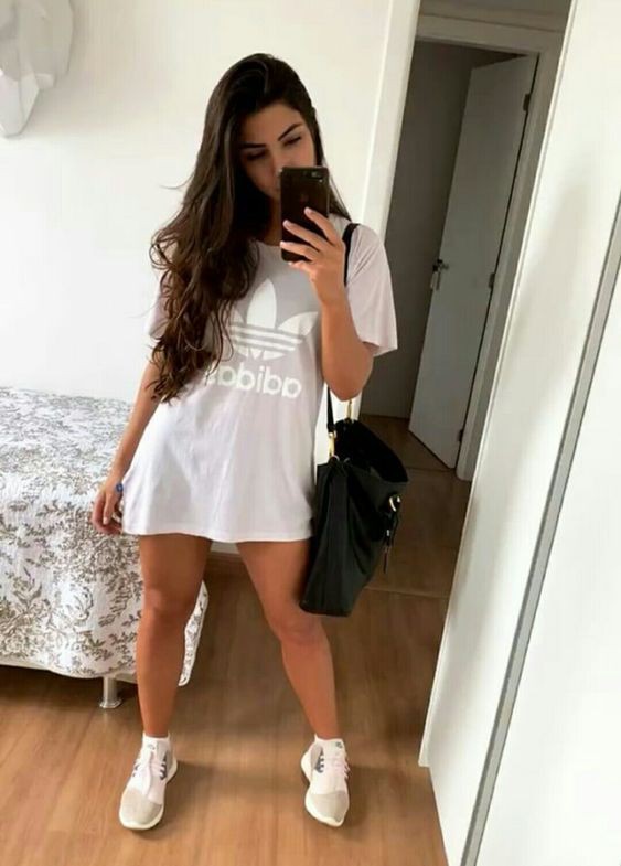 t shirt dress outfit tumblr