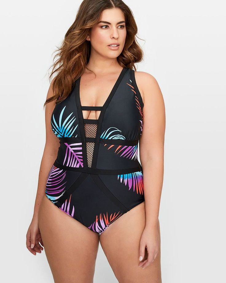 American style fashion model, Swimsuits For All: swimwear,  Plus size outfit,  Plus-Size Model,  One-Piece Swimsuit,  bikini  