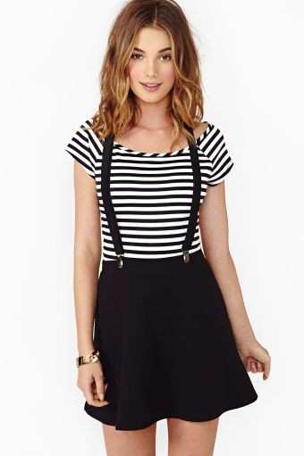 Women Fashion Stripes Skirt Suspenders | Suspender Skirt Woman - 4 Color  Style Women - Aliexpress