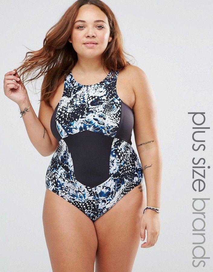 You can't avoid these fashion model, Robyn Lawley: swimwear,  One-Piece Swimsuit,  Kelsey Merritt  