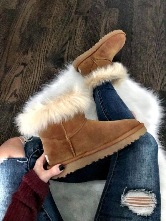 adidas uggs with fur