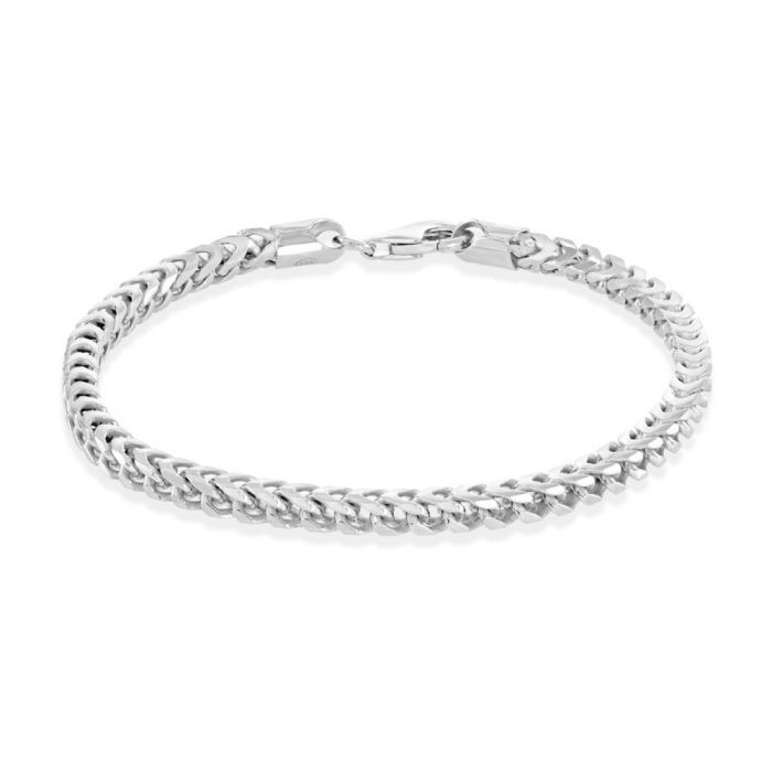 Sterling Silver 4mm Franco Bracelet £45.00: Franco Bracelet,  bracelet  