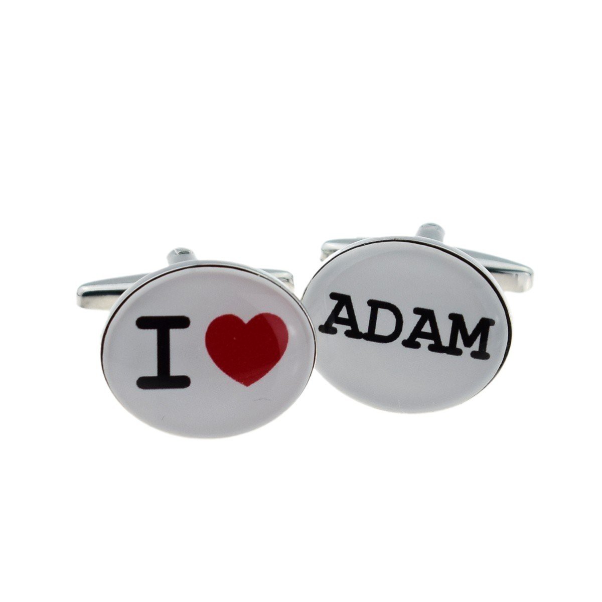 PERSONALISED I LOVE CUFFLINKS £24.99: Wedding Cufflinks  