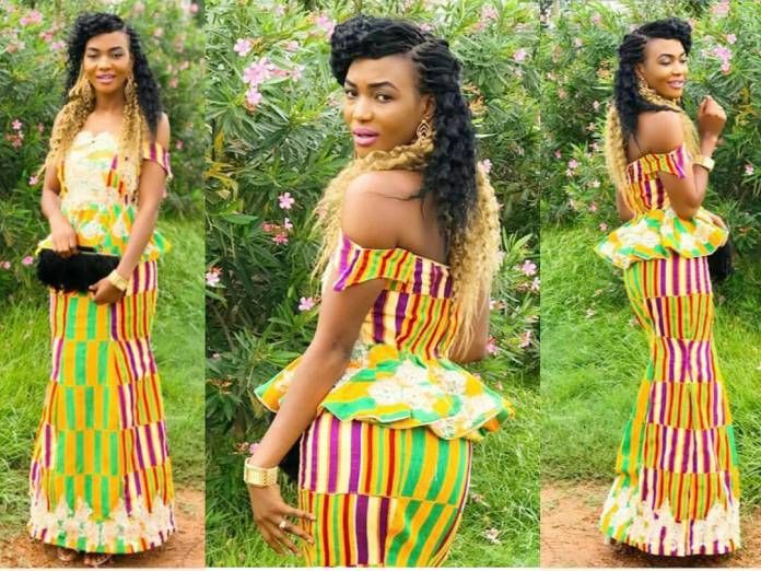 Kente slit and kaba, Kente cloth: African Dresses,  Maxi dress,  Kente cloth,  Kaba Styles  