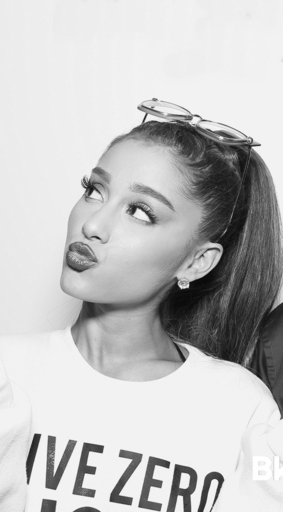 These are must see ariana grande, Black and white | Cute Ariana Grande