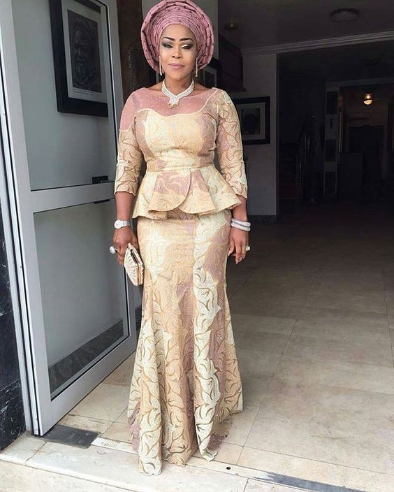 African lace dresses styles 2018, Aso ebi: Evening gown,  dinner outfits,  African Dresses,  Aso ebi,  Aso Ebi Dresses  