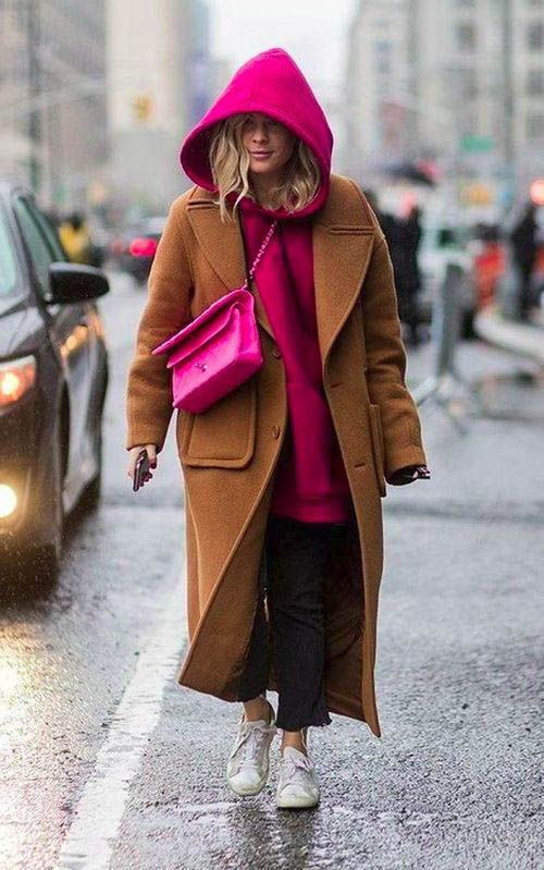 Admirable cold winter outfit, Street fashion: winter outfits,  Fur clothing,  fashion blogger,  Fashion week,  Polo coat,  Street Style,  Street Outfit Ideas  