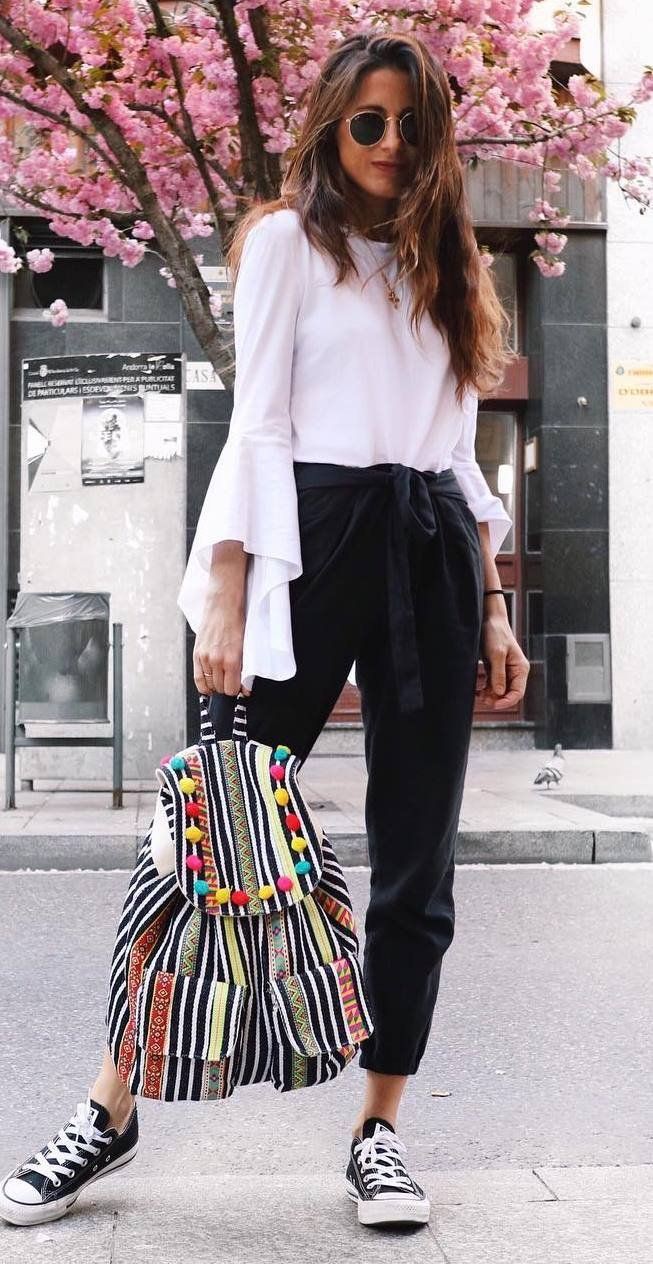 Professional outfits with converse, Black Sneakers | Women's Business Casual  Fashion | Black Sneakers, Business Outfits, Casual wear