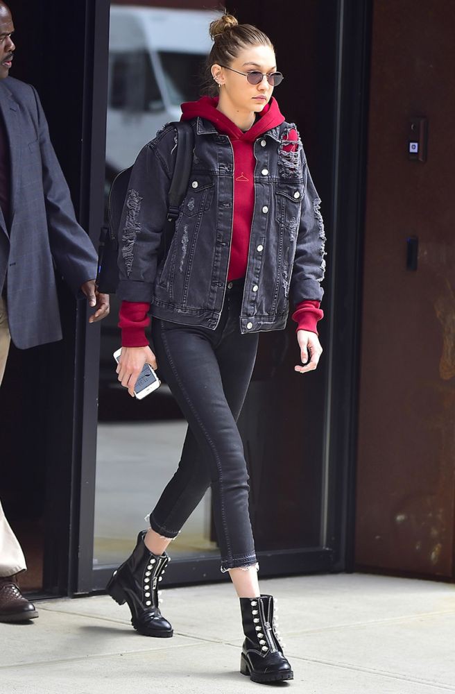 Casual Street Style Tomboy Outfits: Gigi Hadid,  Ashley Graham,  Bella Hadid,  Tomboy Outfit  