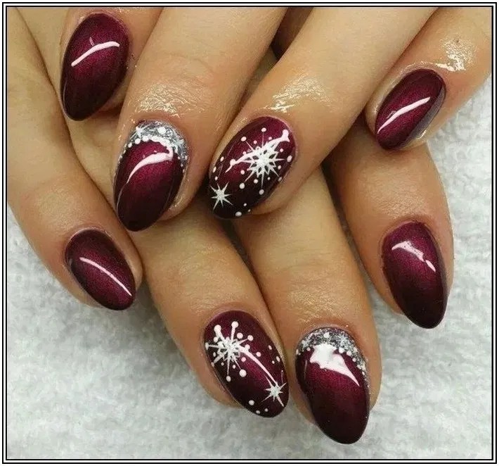 Outfit ideas for fullcover nageldesign winter, Nail art: Christmas Day,  Nail Polish,  Nail art,  Gel nails  